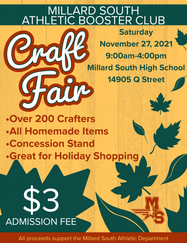 Millard South Craft Fair!!! Millard South High School Millard